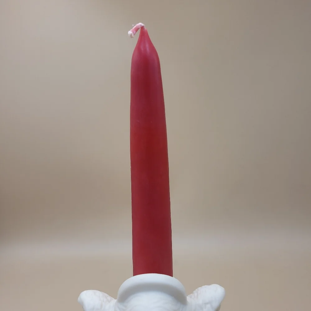 Vtg Partylite Angel of Light Bisque Taper Candle‎ Holder P0425 Retired With Box